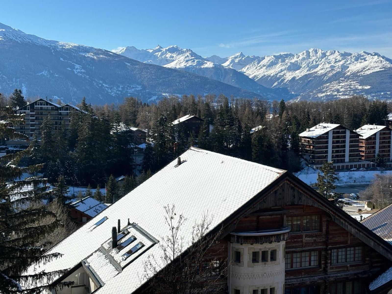 L'Eperon Center Crans Wonderful Viewアパートメント エクステリア 写真