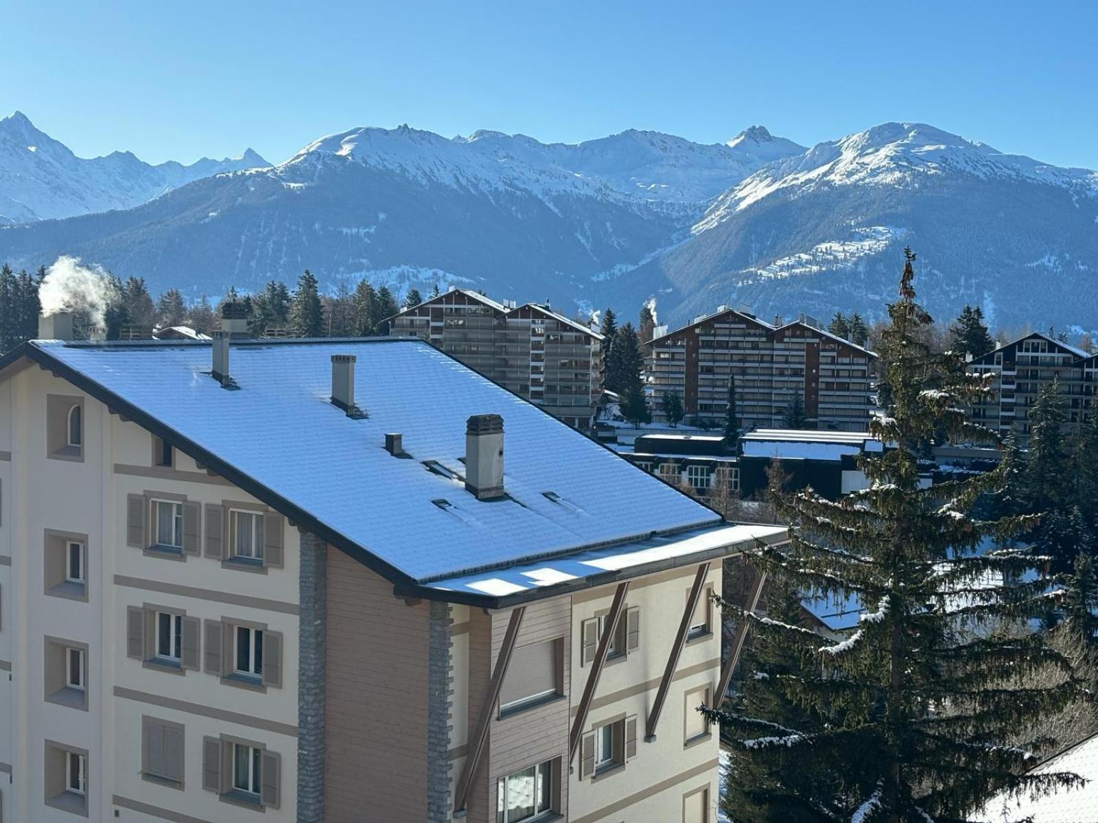 L'Eperon Center Crans Wonderful Viewアパートメント エクステリア 写真
