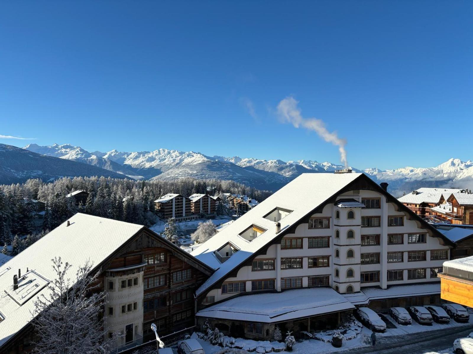 L'Eperon Center Crans Wonderful Viewアパートメント エクステリア 写真