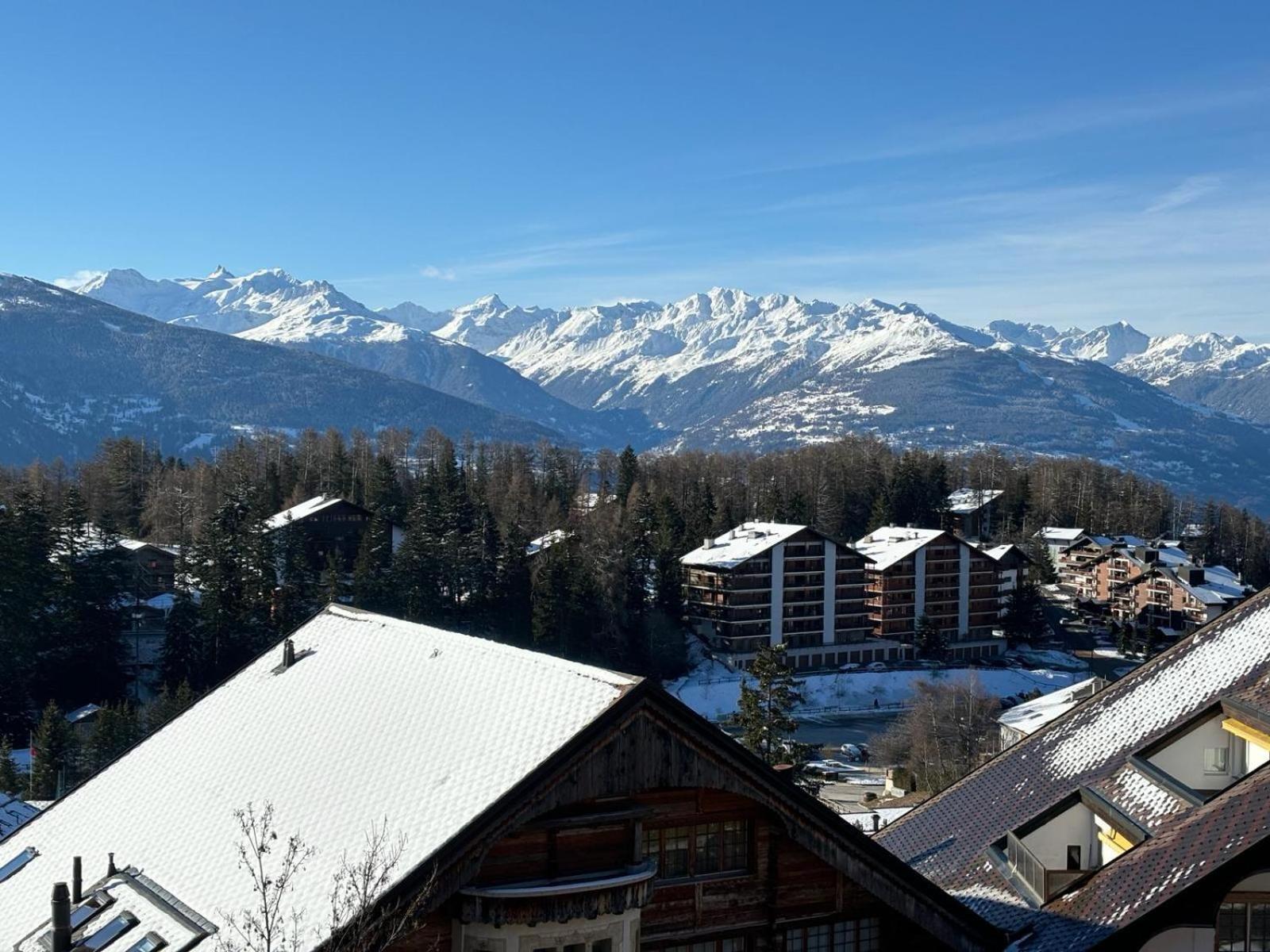 L'Eperon Center Crans Wonderful Viewアパートメント エクステリア 写真