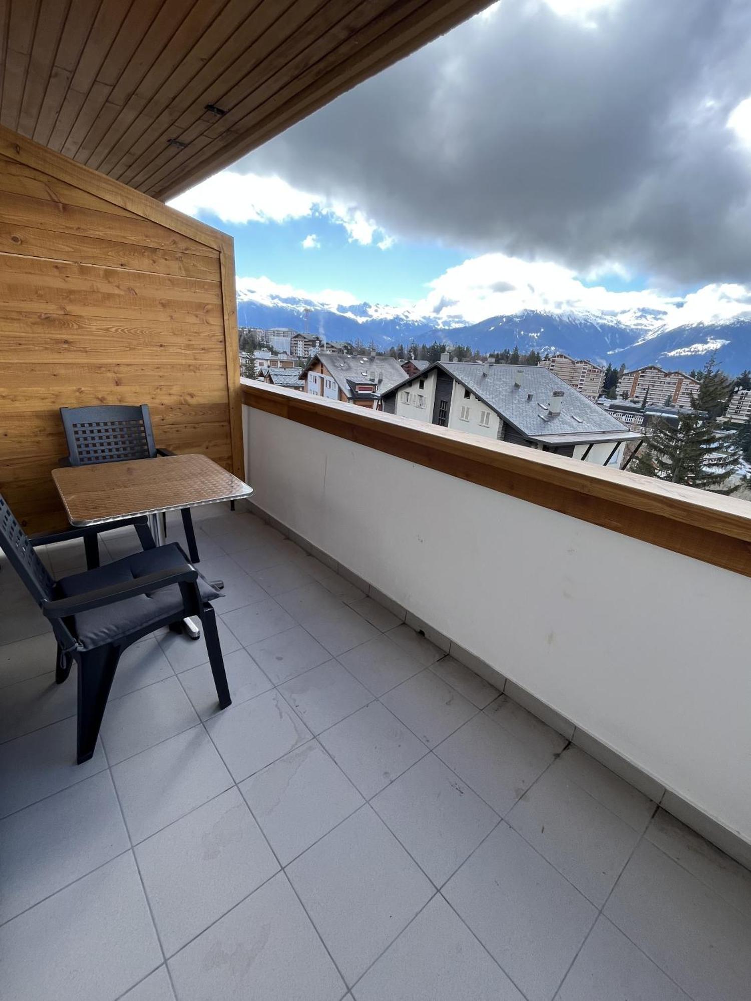 L'Eperon Center Crans Wonderful Viewアパートメント エクステリア 写真