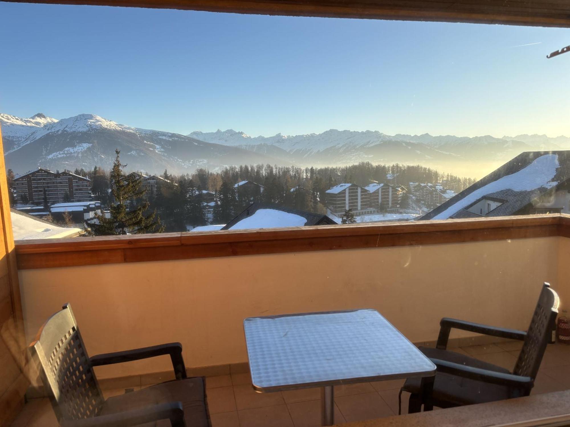L'Eperon Center Crans Wonderful Viewアパートメント エクステリア 写真